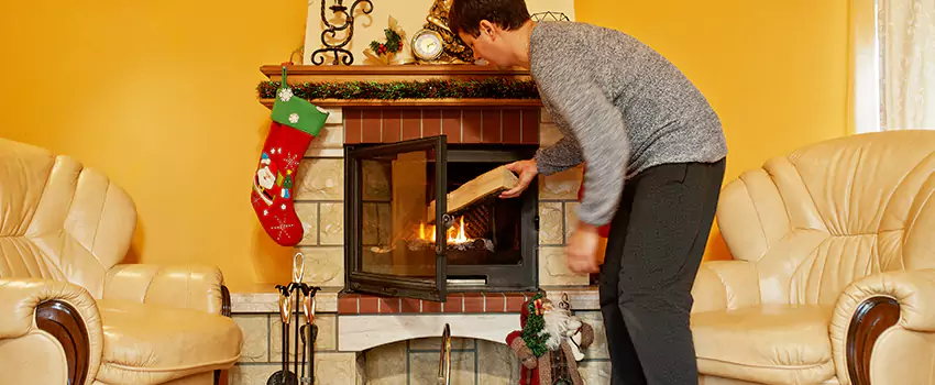 Rusted Metal Fireplace Restoration in Shakopee, Minnesota